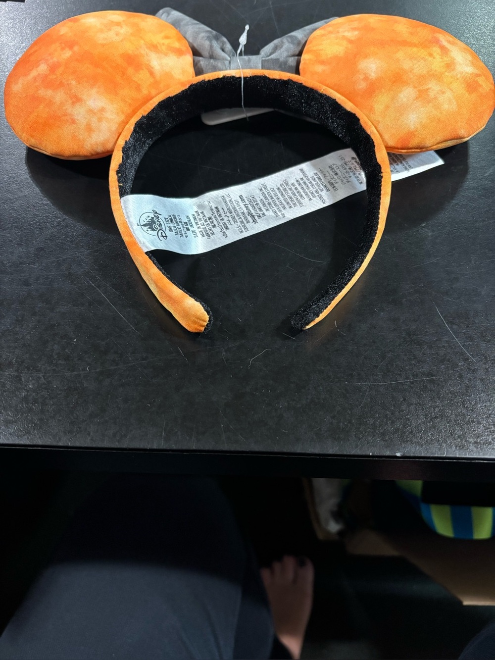 DISNEY PARKS NWT  2022 HALLOWEEN TYE DYE EARS HEADBAND OS MICKEY